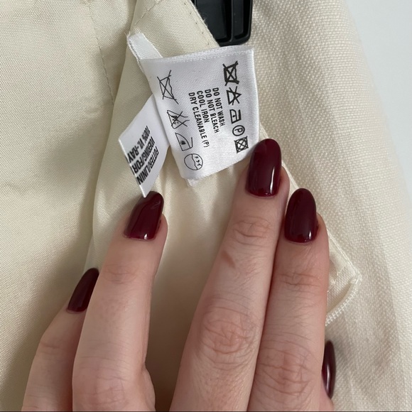 Escada Silk Linen Pencil Skirt Size 38 - Picture 7 of 8